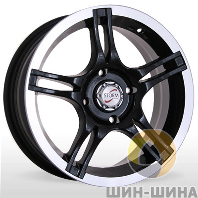 Диски F 218 BPL (Black Polished Lip) Storm